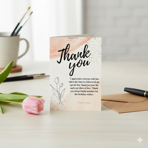 [Thank You Card] Thank You Card